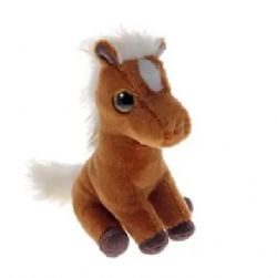 PELUCHE TY BEANIE BABIES – MORTY LE MUSTANG BRUN PETIT 6